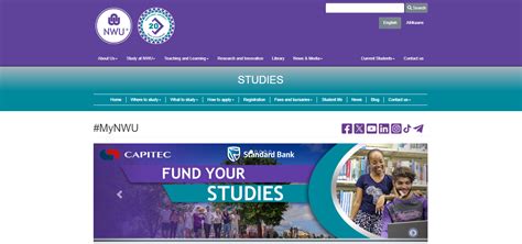 nwu login|nwu online application.